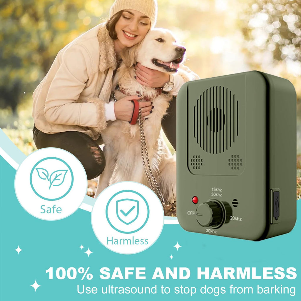 Generic anti barking device charging via USB cable