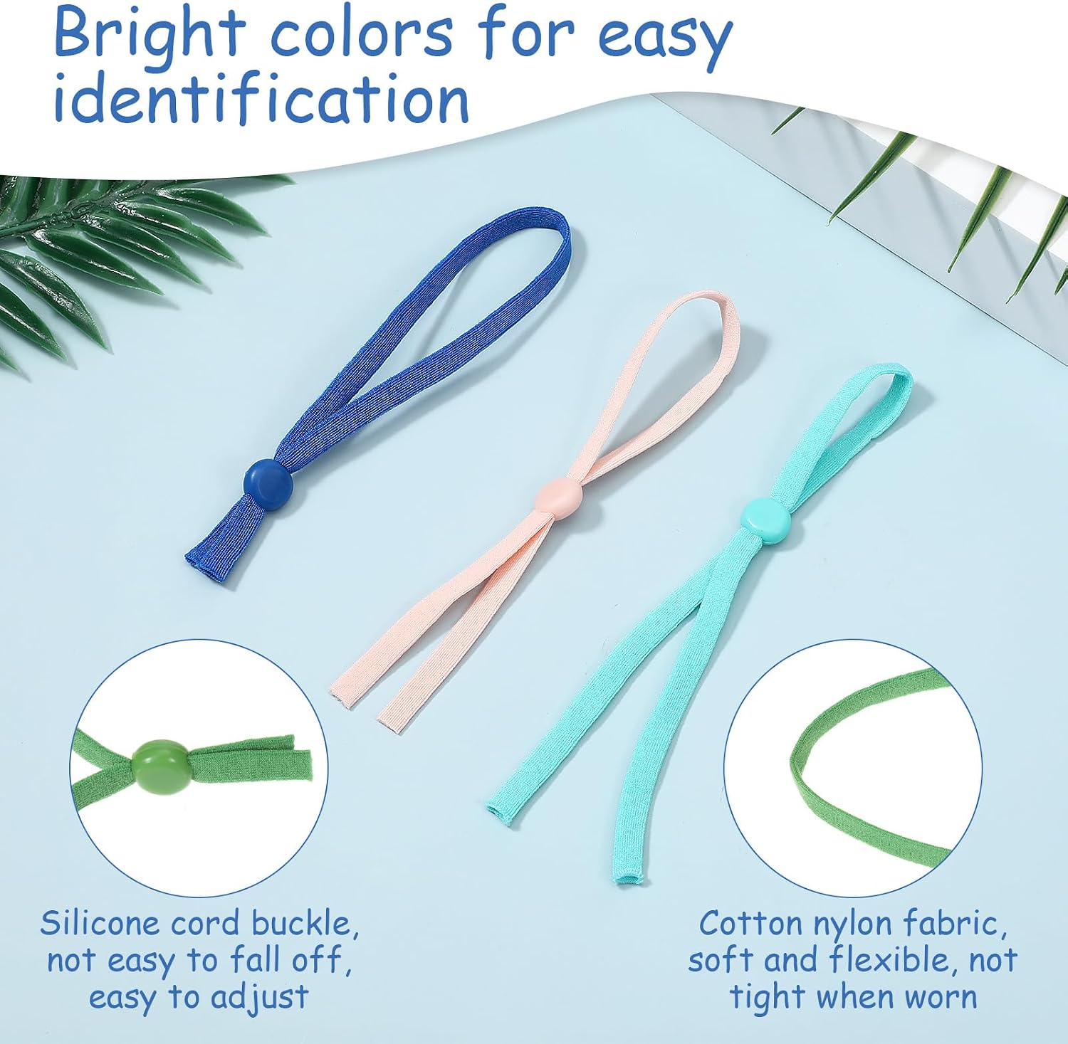 Adjustable whelping identification bands for newborn litters close up