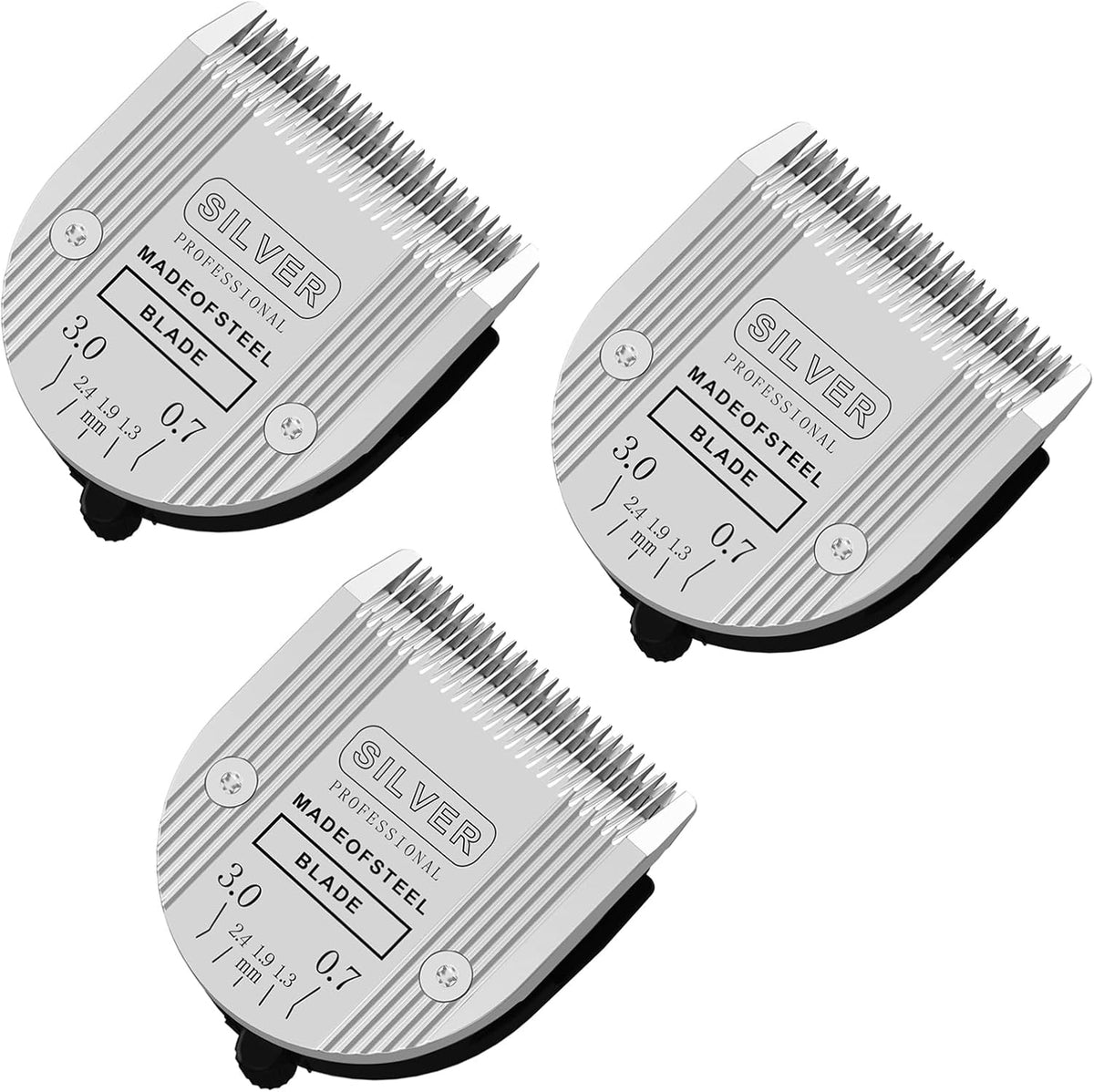Colorski five in one replacement blades front view for pet grooming clippers