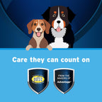 Pet Protect free form blend liquid fish oil capsule being snipped over dog food