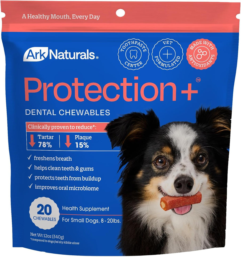 Ark Naturals Protection Plus Brushless Toothpaste for Mini Breeds, 4 oz Bag, Dog Dental Chew with Toothpaste Center, Prevents Plaque & Tartar, Freshens Breath - Image 12