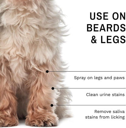 Eye Envy natural pet beard stain cleaning product