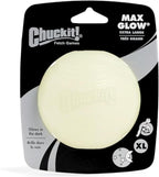 Pack of two Chuckit! Max Glow balls for dogs