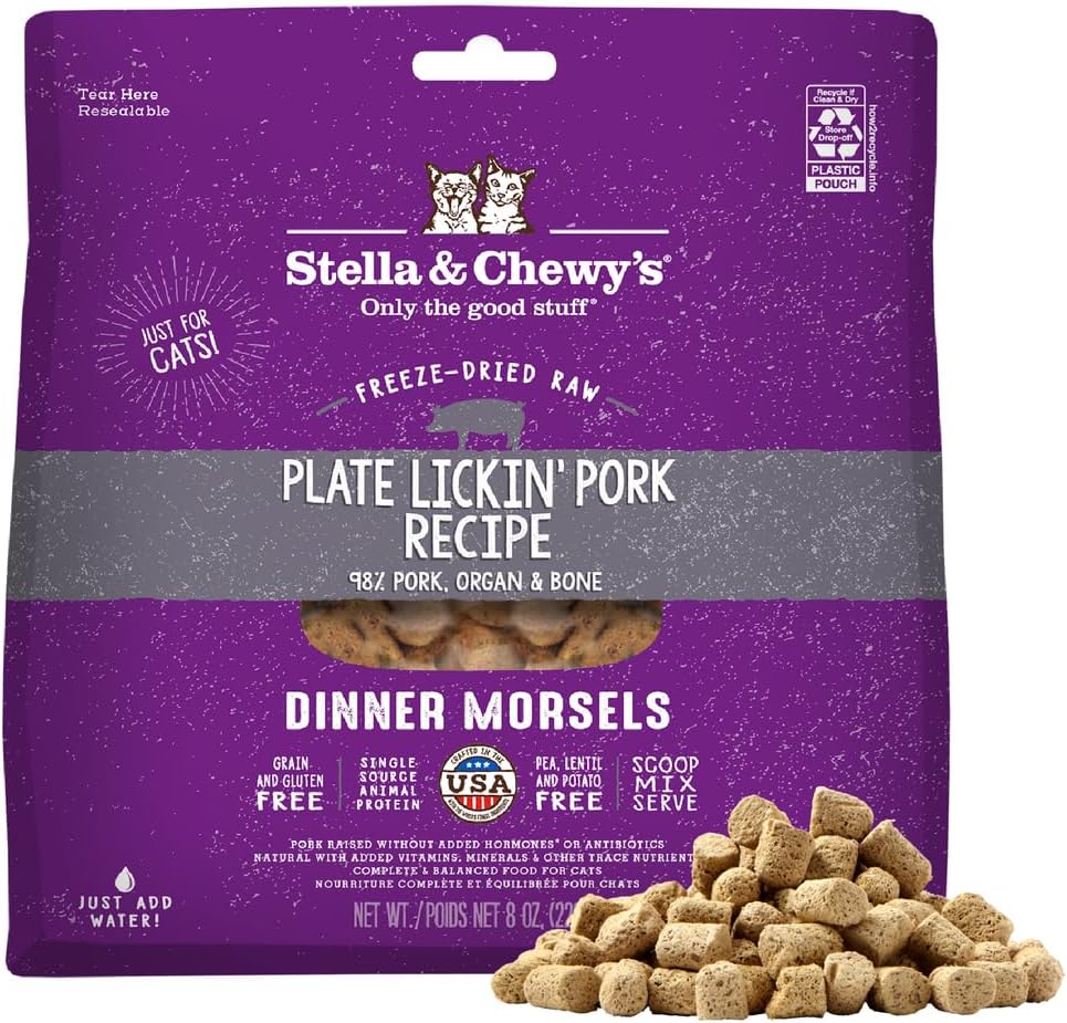 Stella & Chewy's Freeze-Dried Raw Cat Dinner Morsels - Premium Chicken Recipe with 98% Cage-Free Meat & Organs - Natural Grain-Free Cat & Kitten Food - Made in USA - 18 oz - Image 15