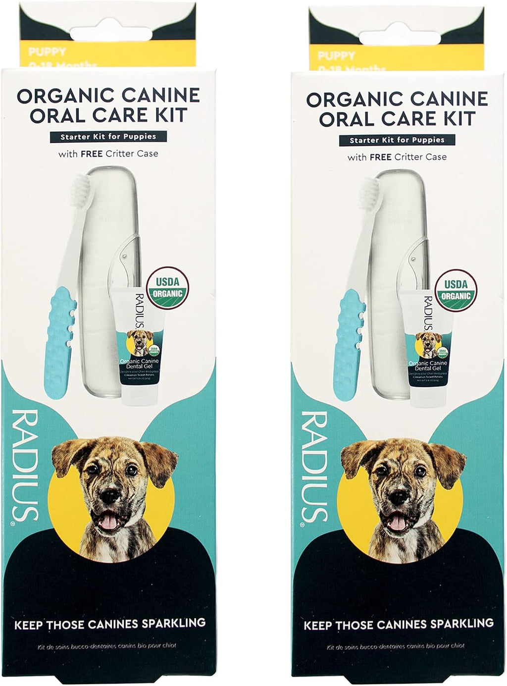 RADIUS USDA Organic Dental Solutions Puppy Kit 1 Unit, 1 Dog Toothbrush & 1 0.8oz Toothpaste, Ultra Soft Bristle & Non Toxic Toothpaste for Dogs, Designed to Clean Teeth, Xylitol Free - Image 12