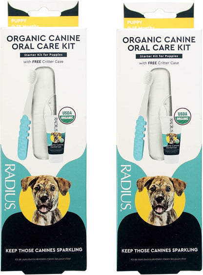 RADIUS USDA Organic Dental Solutions Puppy Kit 1 Unit, 1 Dog Toothbrush & 1 0.8oz Toothpaste, Ultra Soft Bristle & Non Toxic Toothpaste for Dogs, Designed to Clean Teeth, Xylitol Free - Image 12