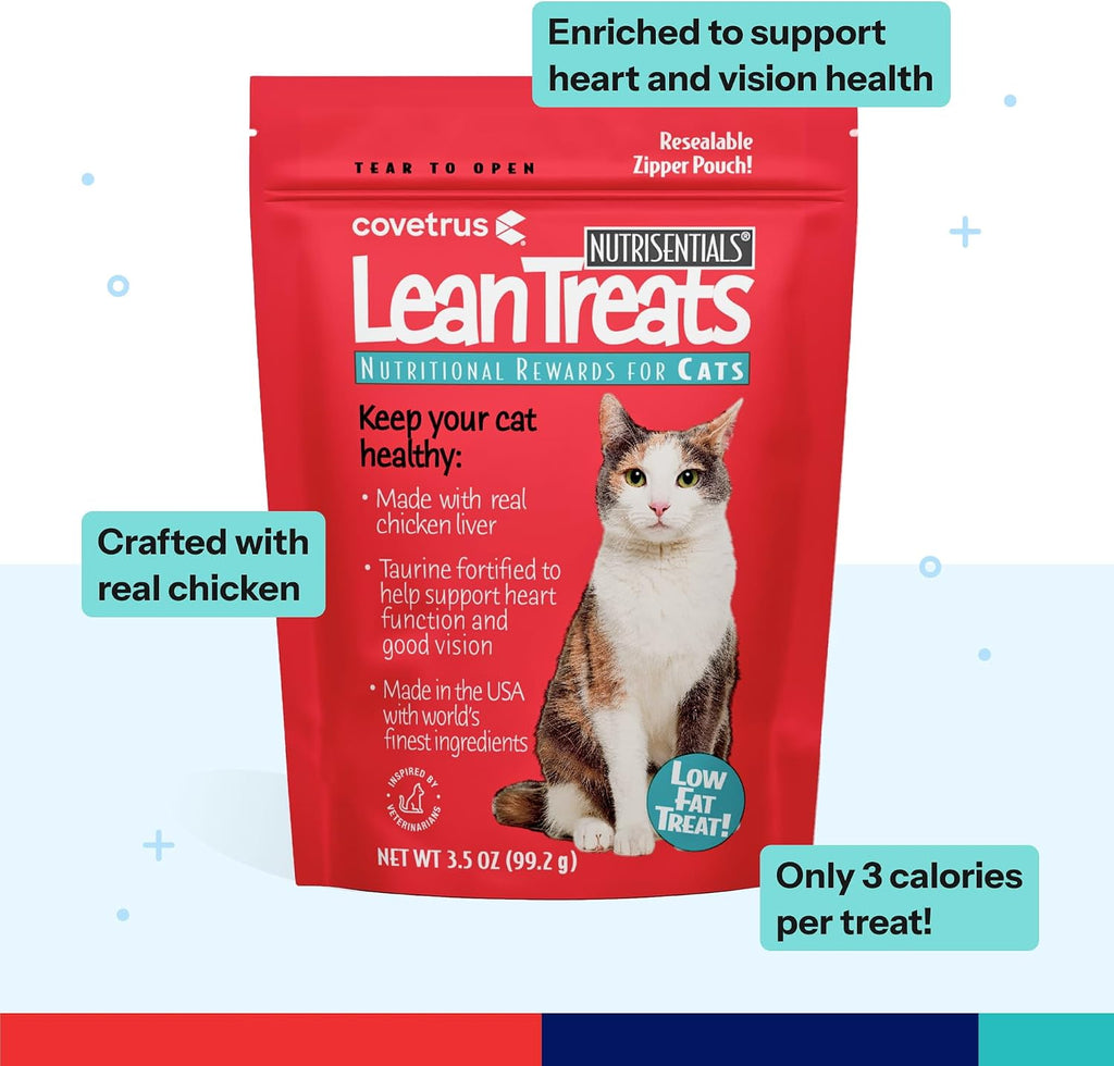 Covetrus cat treats nutritional information panel
