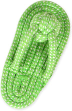 The complete packaging presentation of the imported Sunglow knotted woven pet dog toy for Indian consumers.