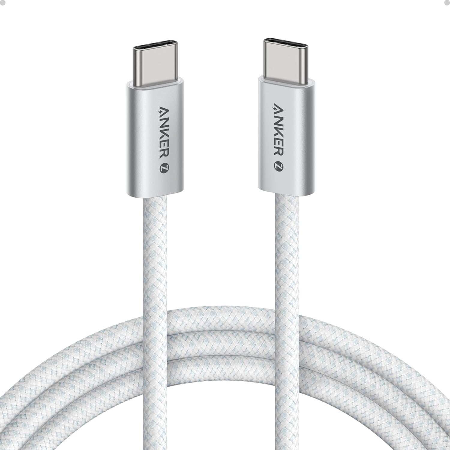 Anker Zolo USB C to USB C Cable, Braided and Dirt-Free Type-C Fast Charging Cable, Slim Connector, for iPhone 17 Series, MacBook (240W) (Pink, 6FT) - Image 13