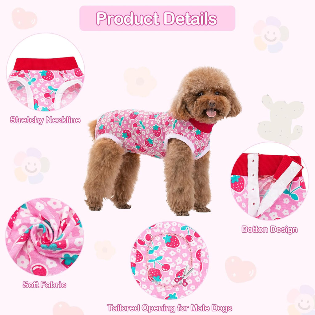 Coppthinktu dog onesie cone alternative protecting abdominal stitches
