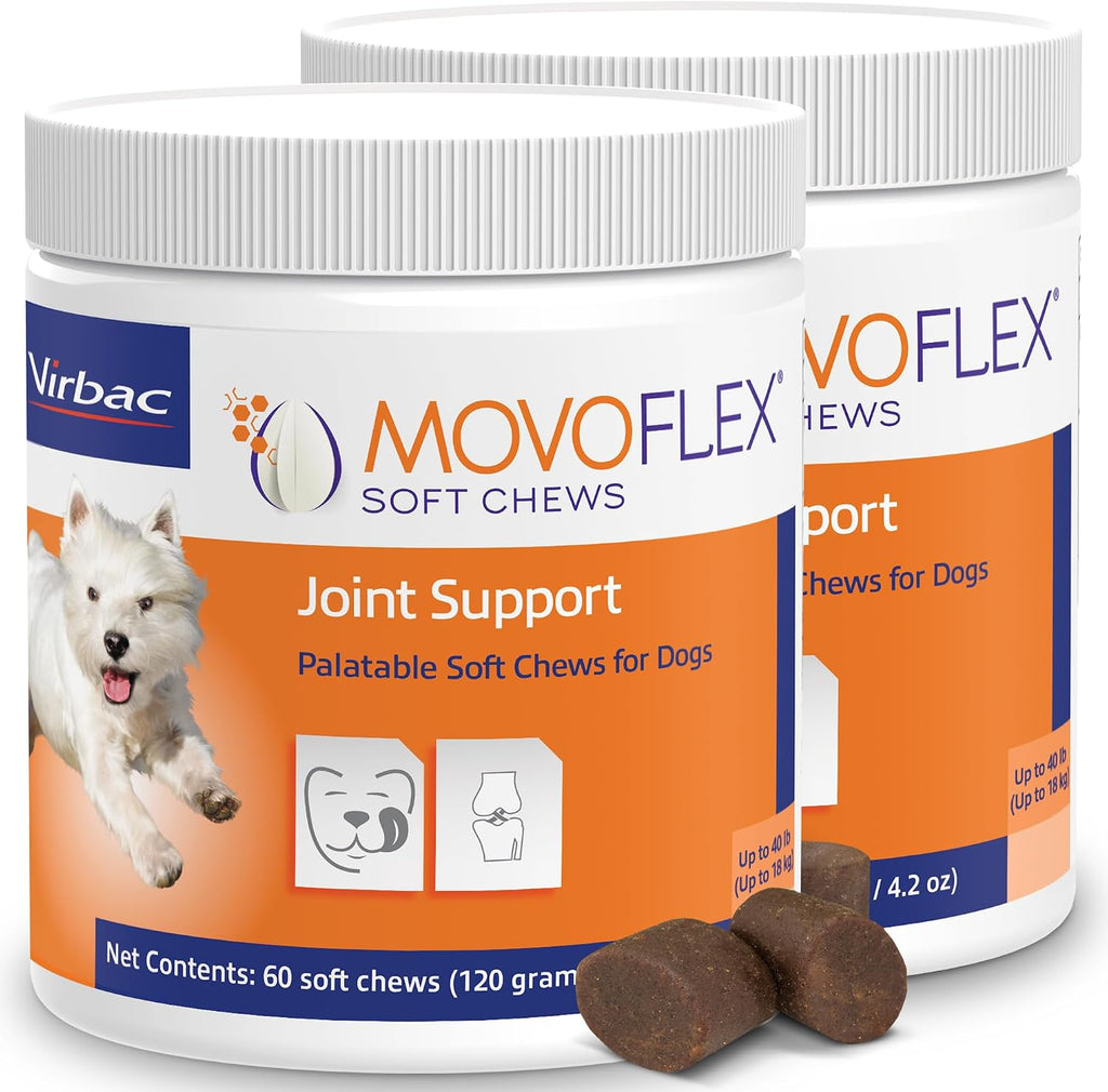 MOVOFLEX Soft Chews Hip and Joint Support Supplement for Medium Dogs - 60 Count By Virbac - Image 9