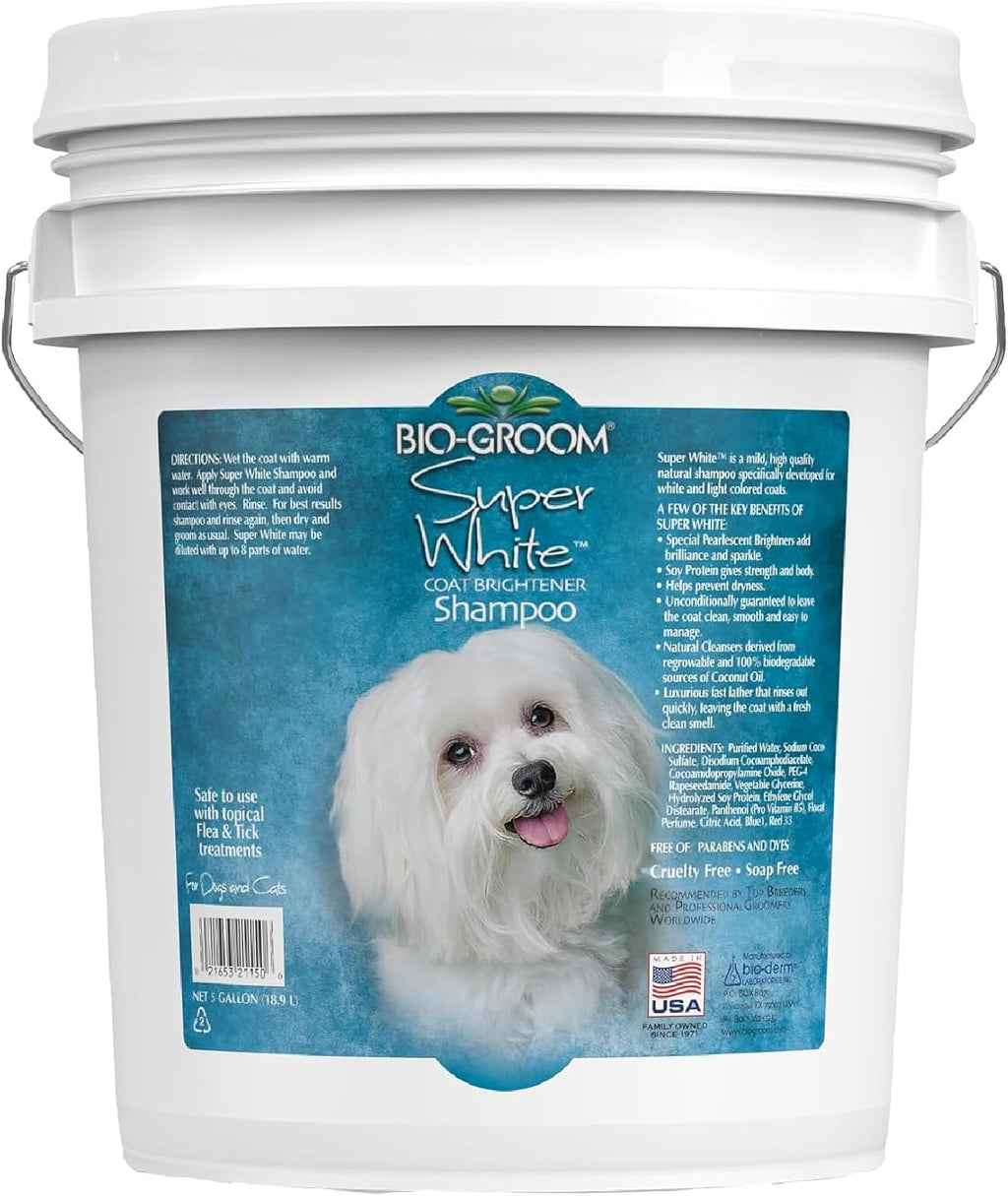 Bio-Groom Super Whitening Dog Shampoo - Whitening Pet Shampoo, Dog Bathing Supplies, Puppy Wash, Grooming Supplies, Cruelty-Free - 1 Gallon - Image 11