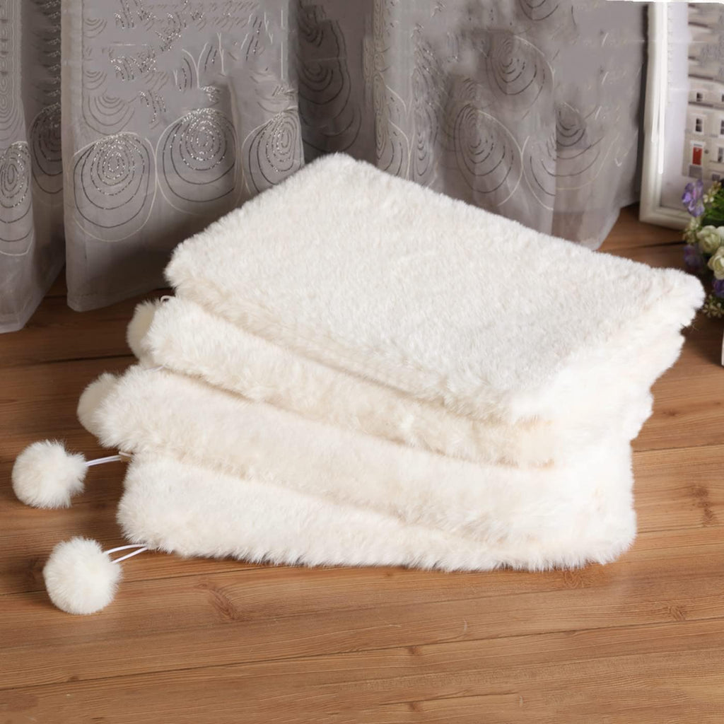 SHENGOCASE 2-Pack 10"x14" Rectangular Faux Rabbit Fur Cat Dog Bed Cushion Pad Mat, Cat Tree Tower Replacement Cushion Pad for Window Perch Carrier House Cage Crate Kennel Furniture - Image 10