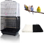Product package contents showing two bird cage mesh covers