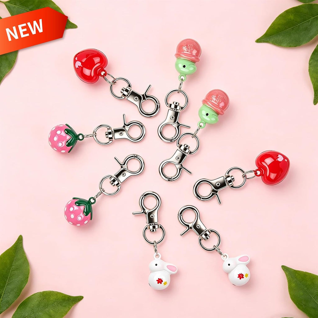 Expawlorer pink strawberry bell pet tracker pendant