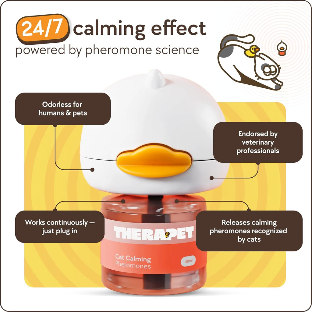 Anti scratching and anti urine spraying feline diffuser kit.