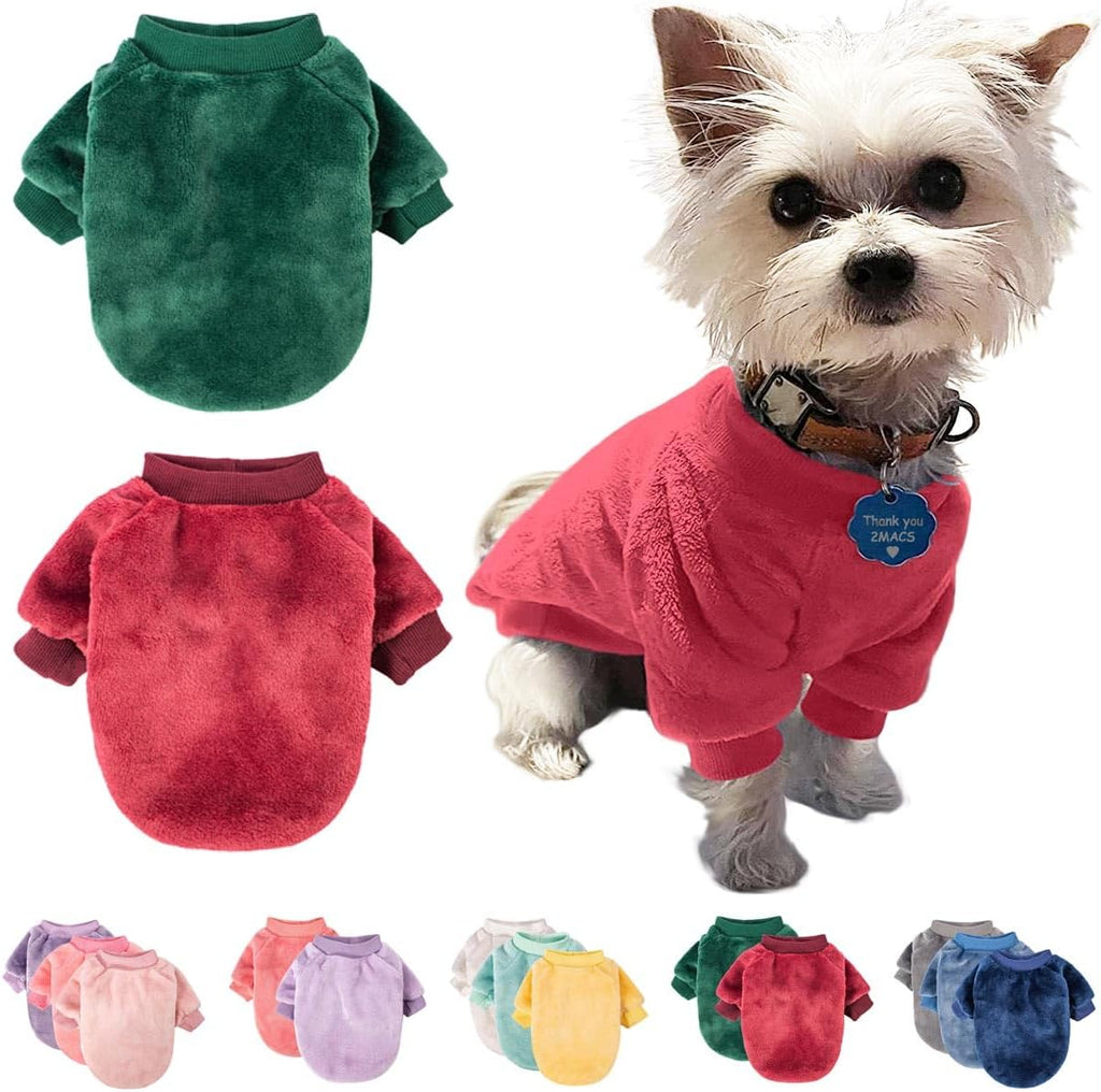 FabriCastle holiday pet gift pack soft fleece dog coats