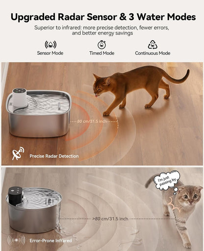 Internal components of Feelneedy 8L pet water dispenser