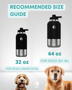Close up view of the leak proof chug lid on the Hemli insulated pet bottle.