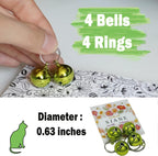 Close up look of lightweight corrosion resistant SJANE dog and cat collar tracking charms