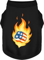 Easy to wear dog vest for Independence Day celebrations