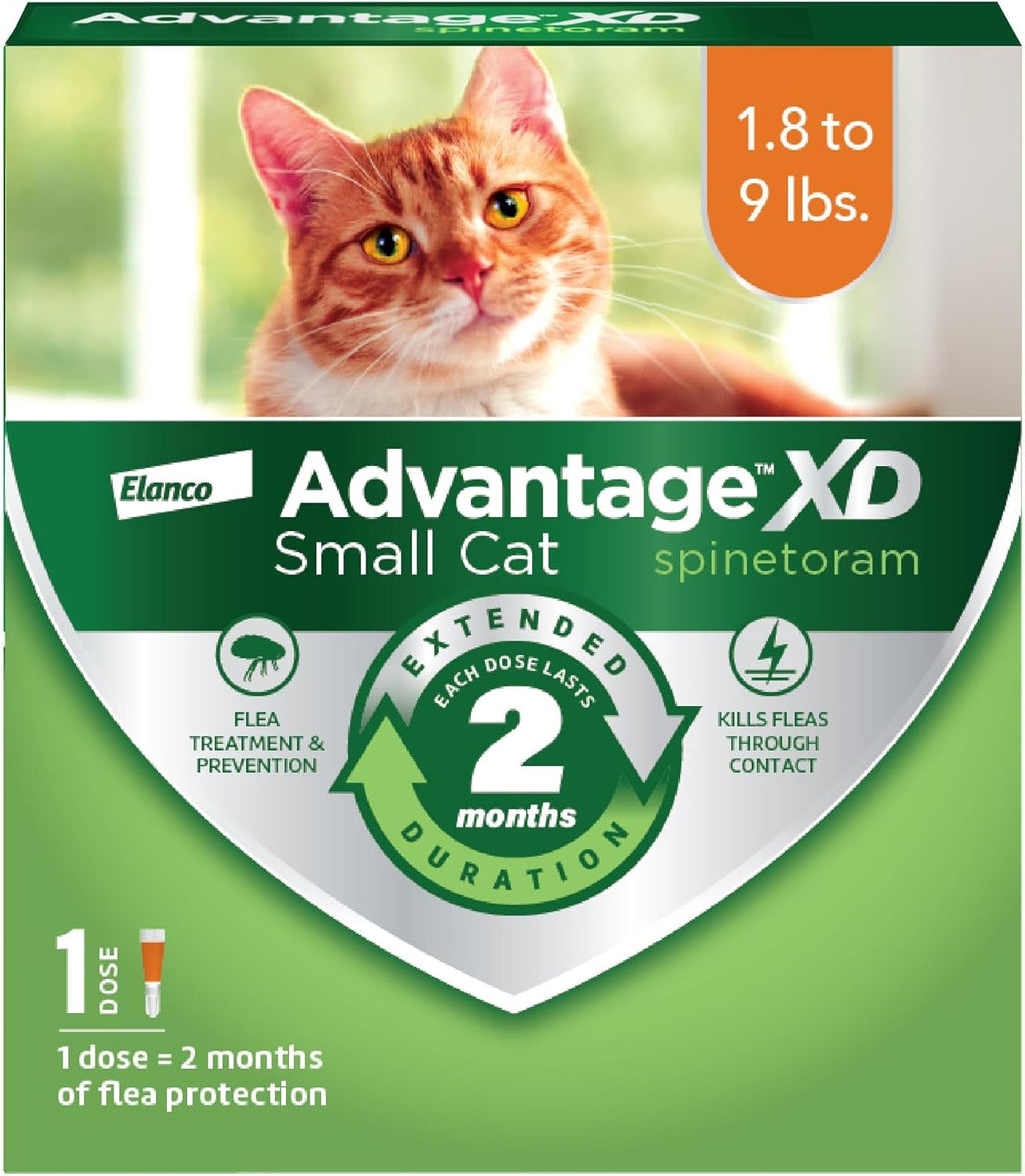 Advantage XD Large Cat Flea Prevention & Treatment For Cats over 9lbs. | 2-Topical Doses, 2-Months of Protection Per Dose - Image 13