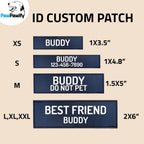 PawPawify personalized pink pet vest side profile