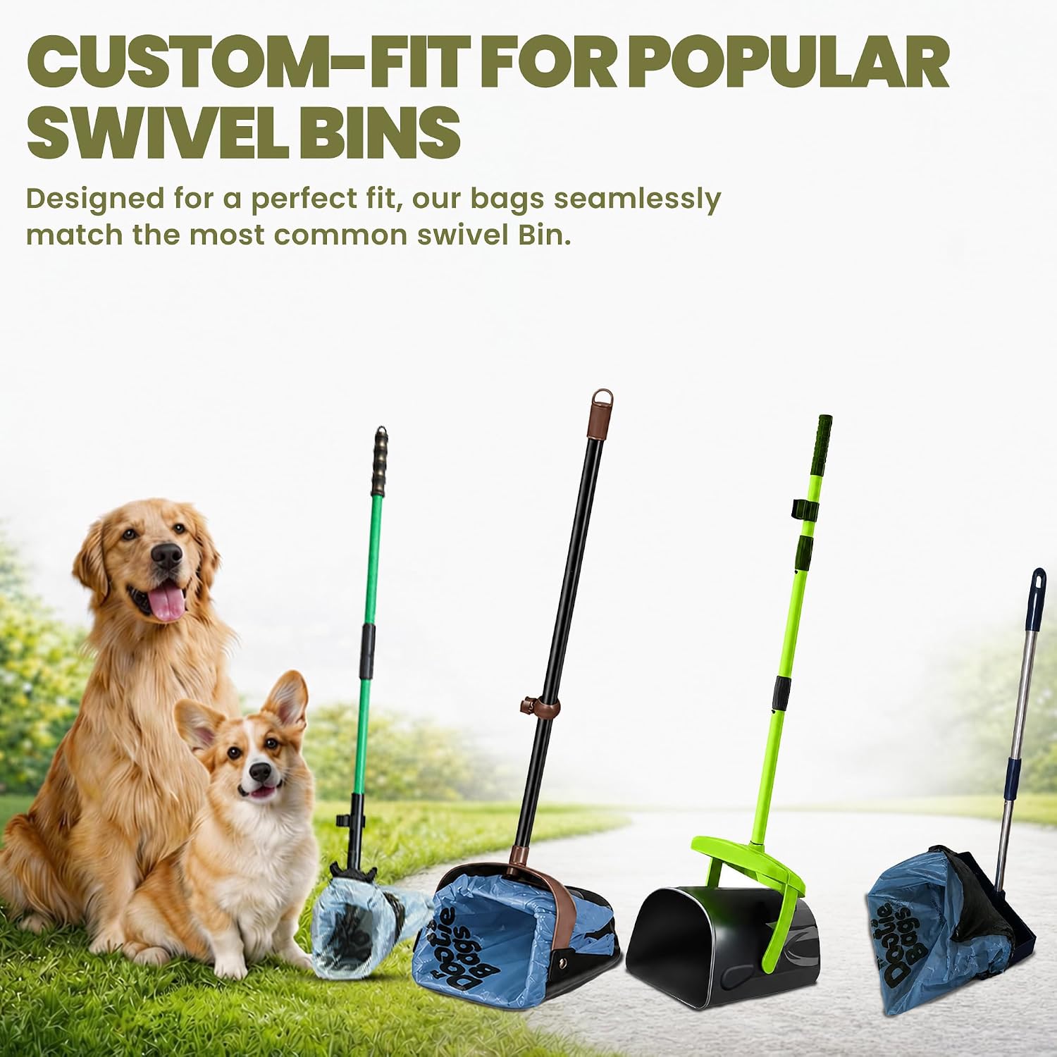 Side view of GoGo Stik dispenser box highlighting the heavy duty and rip resistant product specifications.