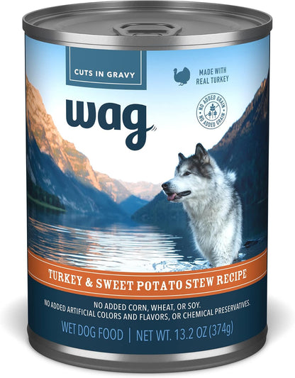 Amazon Brand - Wag Stew Canned Dog Food, Beef & Vegetable Recipe, 13.2 oz Can (Pack of 12) - Image 12