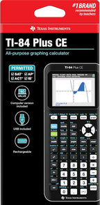 Texas Instruments educational graphing tool highlighting its slim profile and lightweight structural design.