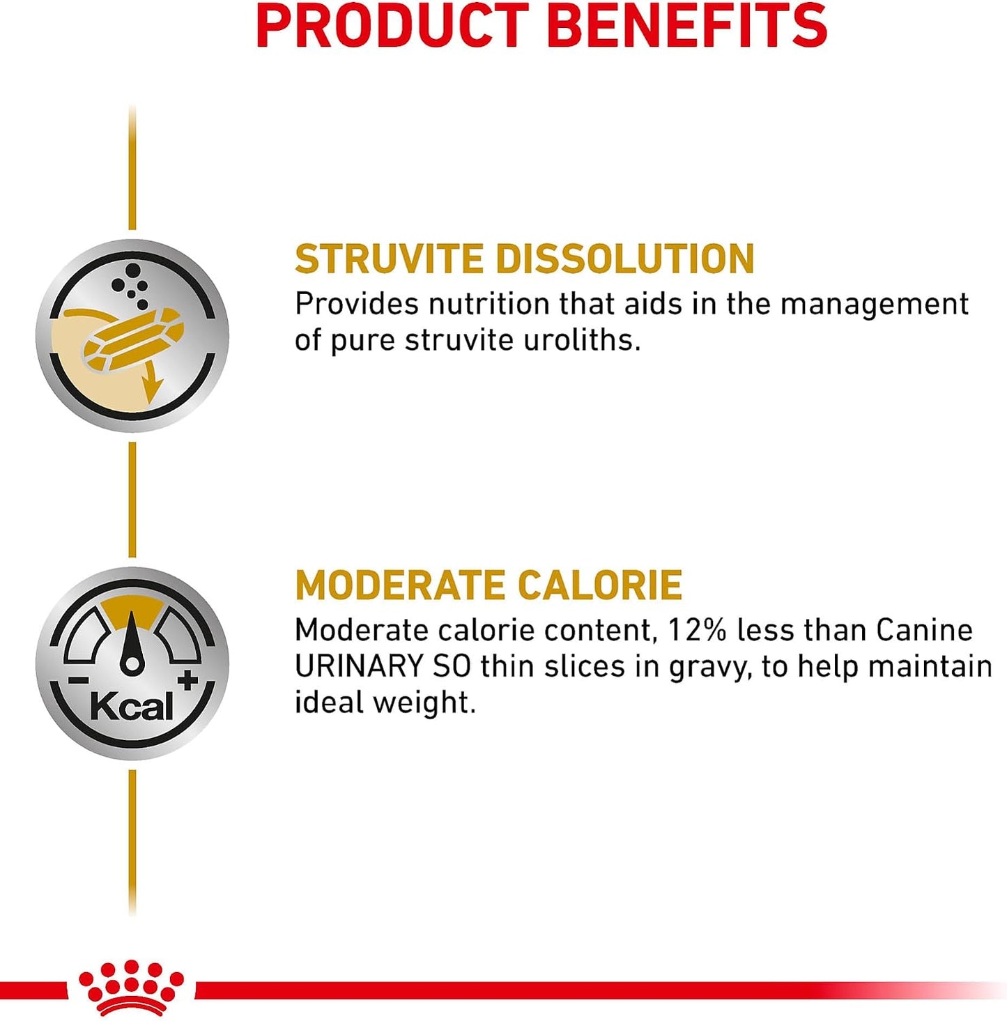 Royal Canin prescription wet dog food for struvite and calcium oxalate stones