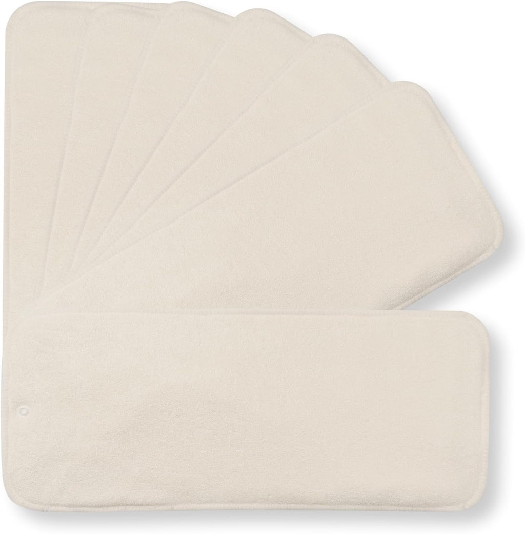 Nora's Nursery Large Toddler Bamboo Inserts 7-pack front view