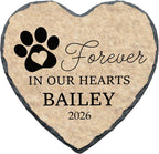 Personalized Cat Memorial Stone, Dog Cat Loss Memorial Gift, Loss of Cat Sympathy Gift, Memorial Plaque Pet Passing Away Gift (S-008) - Image 12