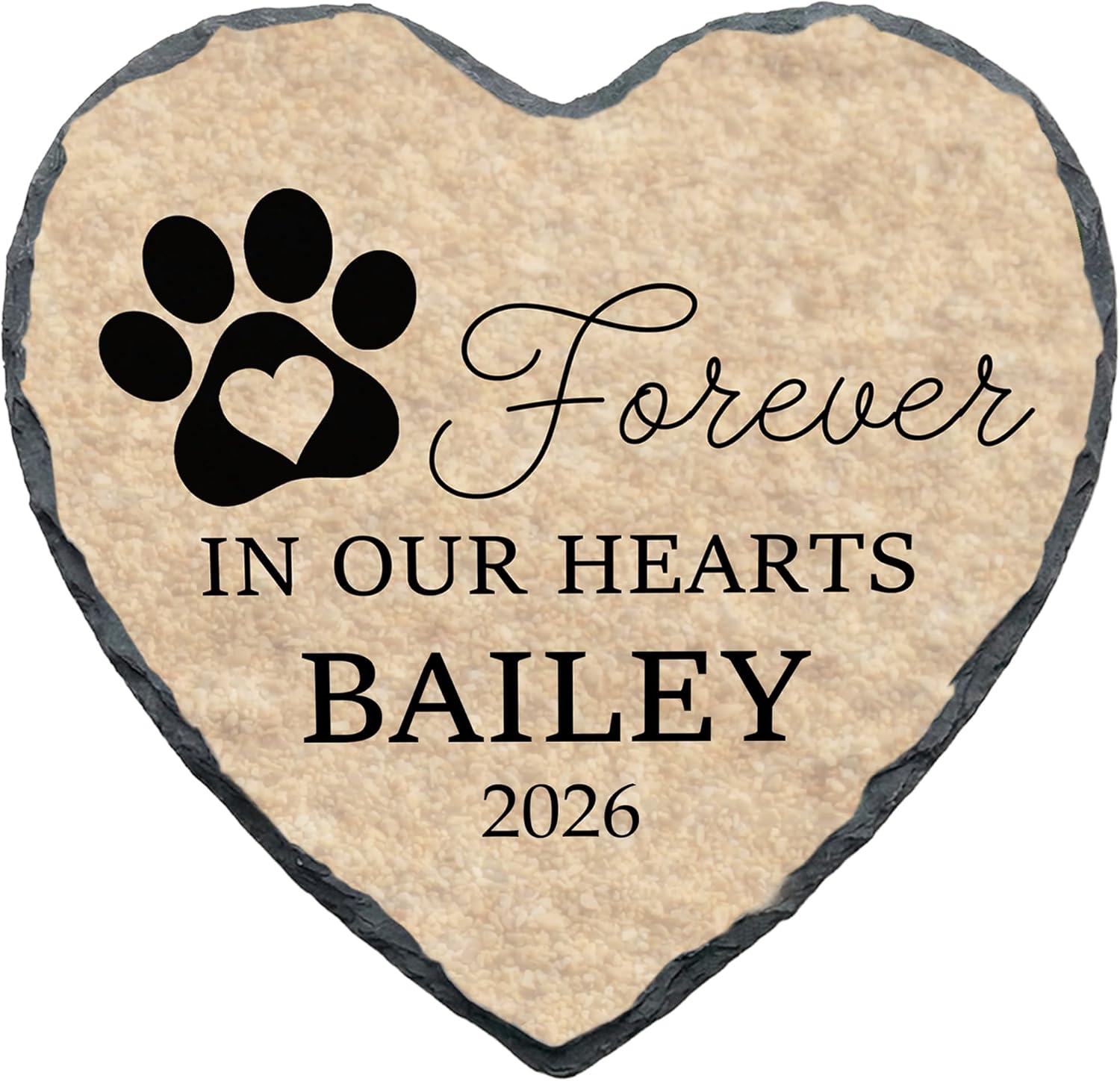 Personalized Cat Memorial Stone, Dog Cat Loss Memorial Gift, Loss of Cat Sympathy Gift, Memorial Plaque Pet Passing Away Gift (S-008) - Image 12