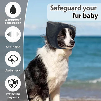 Detailed view of reserved ear room design on dog wraps