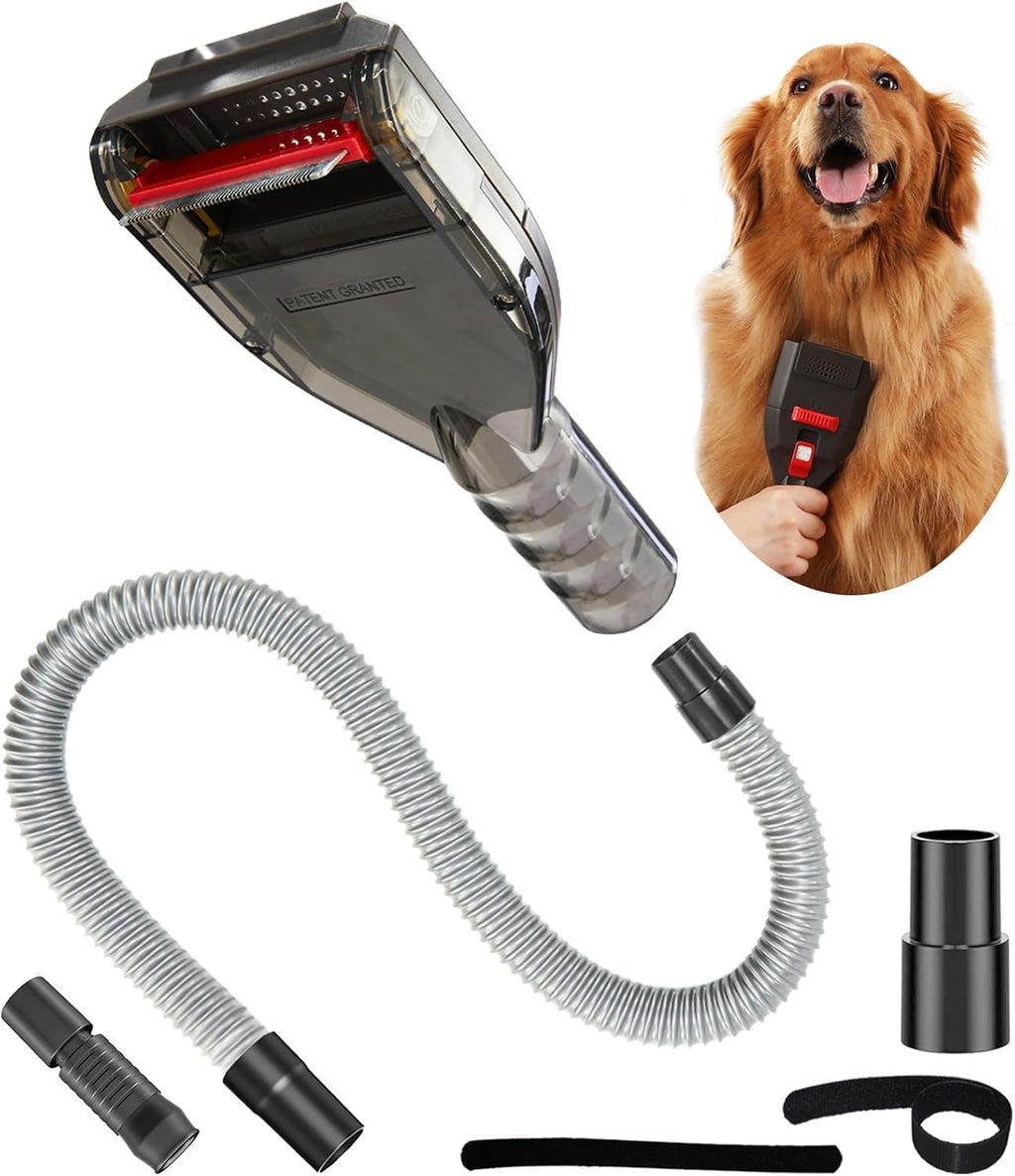 Dog Hair Vacuum Attachment for Dyson Cordless Upright Vac, Groom Tool Pet Shedding Brush for V6 V7 V8 V10 V11 V15 DC41 DC65 UP13-UP30 Animal, Grooming Kit with Long Extension Hose Adapter - Image 11