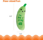 Catstages dental cat toy with embroidered text detail