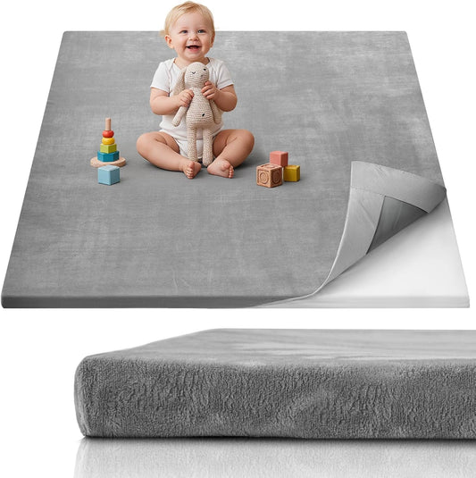 Blissful Diary 1.3 inch thick baby play mat front view