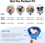 Queenmore extra large pet cone alternative breathable mesh texture close up