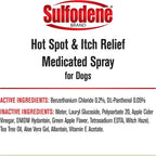 Sulfodene canine hot spot and scratch relief formulation display