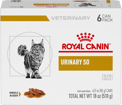 Royal Canin Veterinary Diet Feline Urinary SO Adult Morsels in Gravy Cat Food, 3 oz (Pack of 24) - Image 12