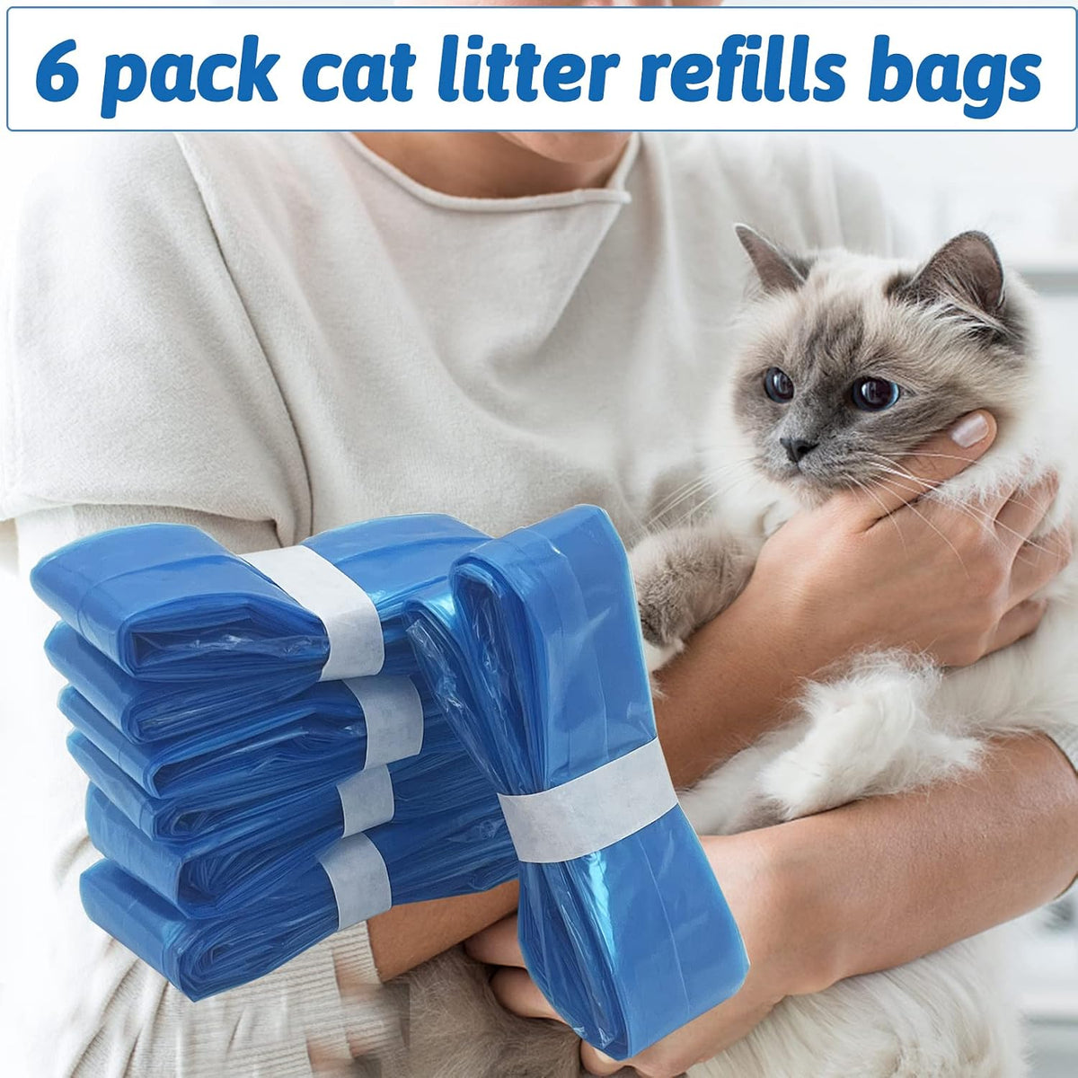 Apatal continuous cat litter liner bundle package layout for pet owners