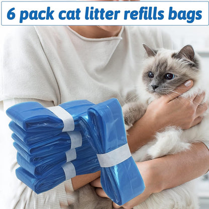 Apatal continuous cat litter liner bundle package layout for pet owners