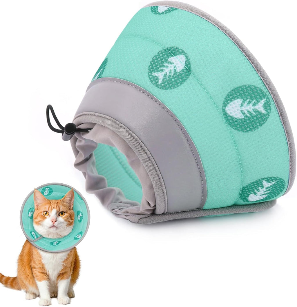 Cat Cone Collar Soft Elizabethan Collar for Surgery Recovery - Adjustable for Small and Large Cats Kittens to Stop Licking - Image 11