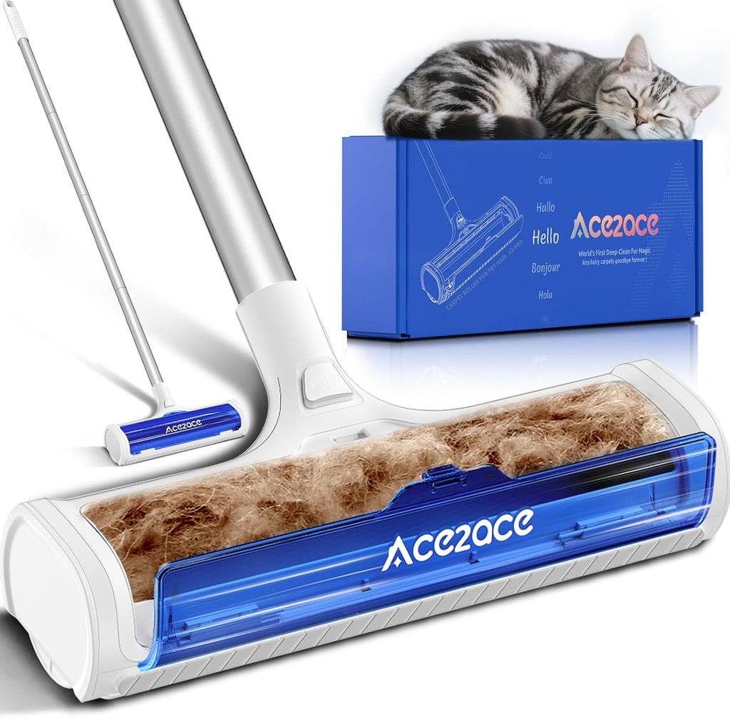 Easy one-touch bin release mechanism on ACE2ACE carpet rake