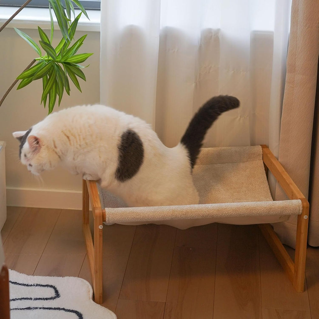 Kiplant Elevated Cat Bed, Large Hammock for Outdoor, 25 X 16.5 Inch Pet Furniture for Kitty, Puppy, Rabbit, Bunny and Small Animals - Image 9