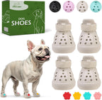 Expawlorer EVA dog shoes beige front view