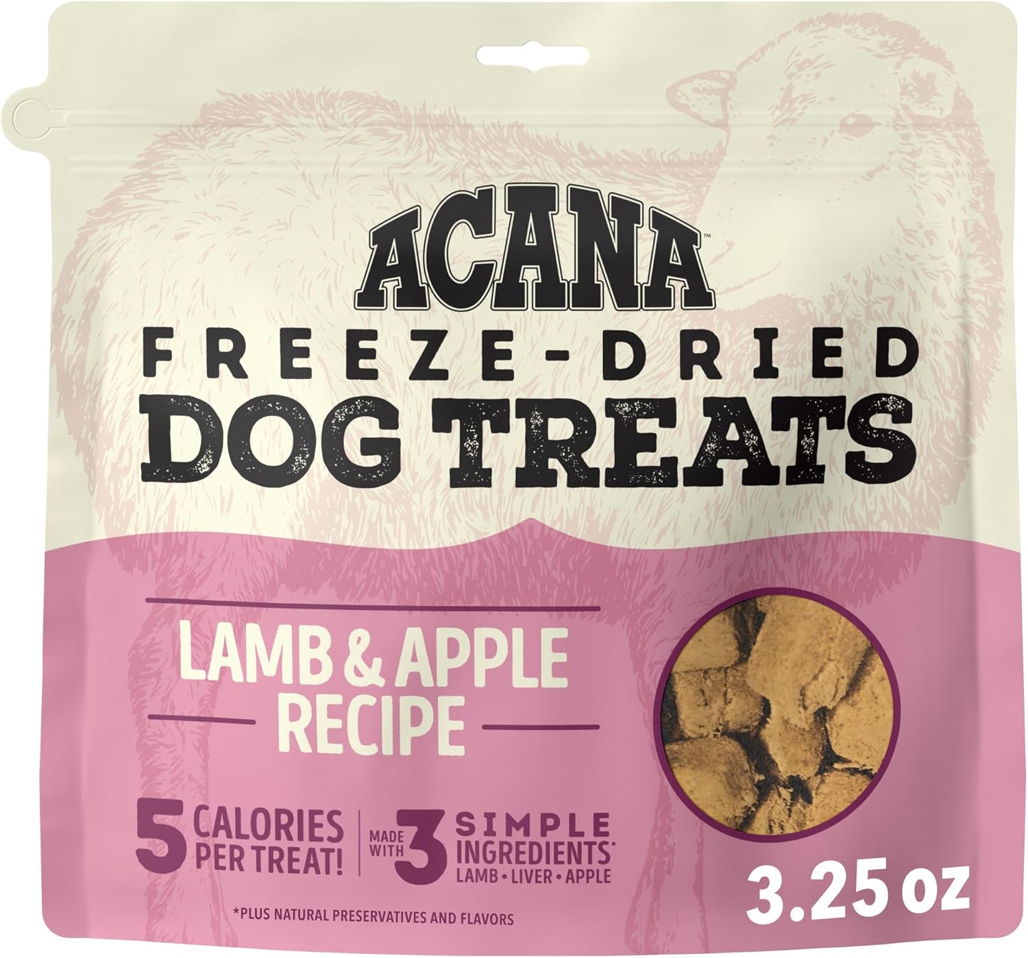 ACANA Singles Grain Free Dog Treats Limited Ingredients & Freeze-Dried Beef & Pumpkin 3.25oz Bag - Image 13