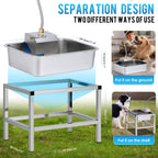 Auto fill water reservoir for large dogs close up on valve mechanism