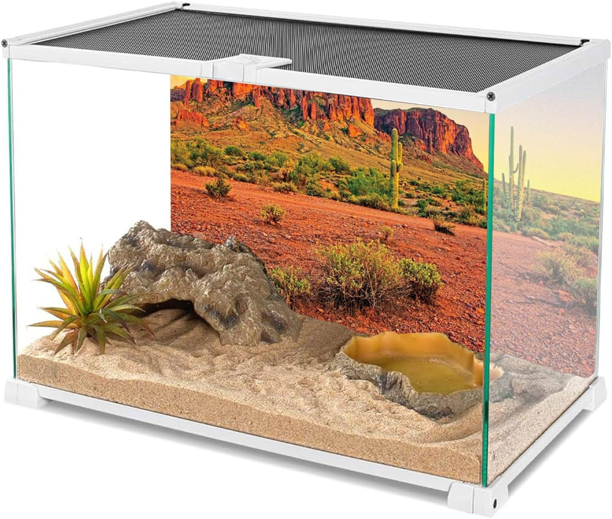 Awert 36x20 inches desert backdrop polyester material close up